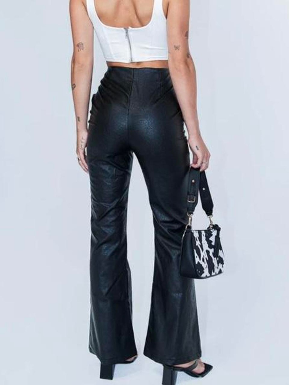 Princess Polly Women's Black Trousers - Picture 3 of 6